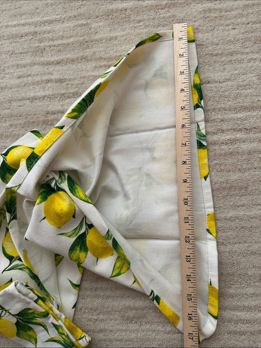 NWOT Set of 2 Kitchen Towels by 8 Oak Lane “Live Your Zest Life” Lemons 28”x18”